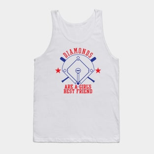 Diamonds are a girl's best friend Tank Top